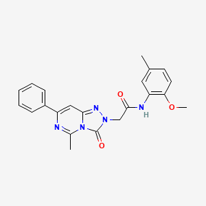 N-(2-methoxy-5-methylphenyl)-2-(5-methyl-3-oxo-7-phenyl[1,2,4]triazolo[4,3-c]pyrimidin-2(3H)-yl)acetamide