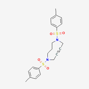 molecular formula C21H24N2O4S2 B2971893 DACN(Tos2) 