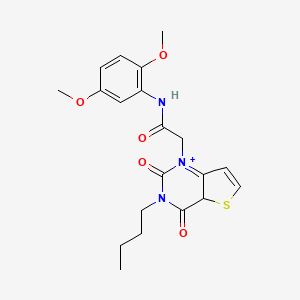 2-{3-butyl-2,4-dioxo-1H,2H,3H,4H-thieno[3,2-d]pyrimidin-1-yl}-N-(2,5-dimethoxyphenyl)acetamide