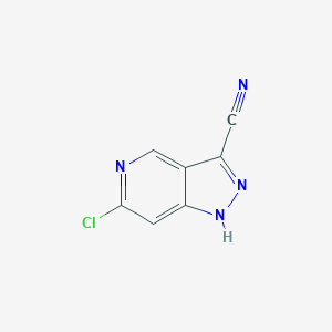 6-Chloro-1H-pyrazolo[4,3-c]pyridine-3-carbonitrile