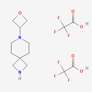 7-(Oxetan-3-yl)-2,7-diazaspiro[3.5]nonane bis(trifluoroacetic acid)