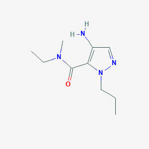 4-Amino-N-ethyl-n-methyl-1-propyl-1H-pyrazole-5-carboxamide
