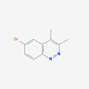 molecular formula C10H9BrN2 B2971970 6-Bromo-3,4-dimethylcinnoline CAS No. 2169493-36-9