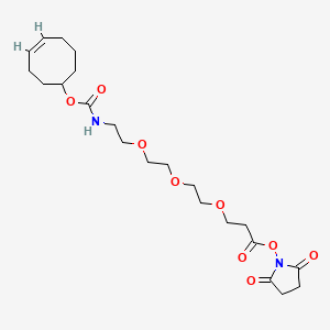 molecular formula C22H34N2O9 B2972003 TCO-PEG3-NHS ester 