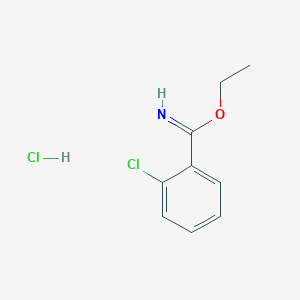 Ethyl 2-chlorobenzenecarboximidate;hydrochloride