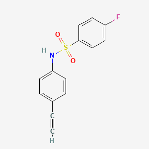 N-(4-ethynylphenyl)-4-fluorobenzenesulfonamide