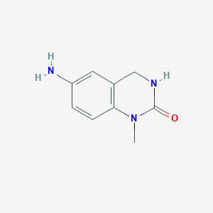 6-Amino-1-methyl-3,4-dihydroquinazolin-2(1H)-one