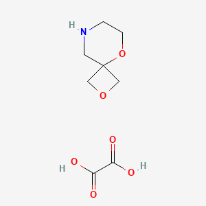 molecular formula C8H13NO6 B2972107 2,5-Dioxa-8-aza-spiro[3.5]nonane oxalate CAS No. 1184185-17-8; 1706458-74-3