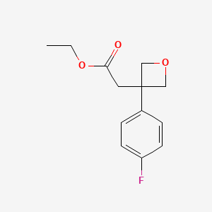 Ethyl [3-(4-fluorophenyl)oxetan-3-YL]acetate