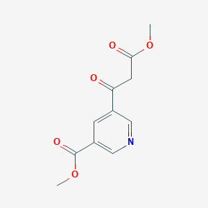 Methyl 5-(3-methoxy-3-oxopropanoyl)nicotinate