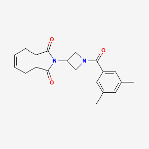 2-(1-(3,5-dimethylbenzoyl)azetidin-3-yl)-3a,4,7,7a-tetrahydro-1H-isoindole-1,3(2H)-dione