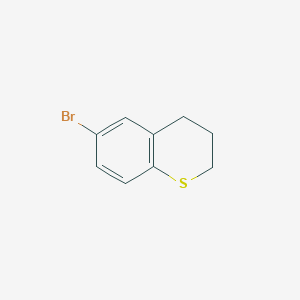 molecular formula C9H9BrS B2972222 6-bromo-3,4-dihydro-2H-1-benzothiopyran CAS No. 109209-87-2