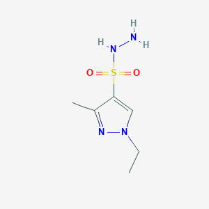 1-ethyl-3-methyl-1H-pyrazole-4-sulfonohydrazide