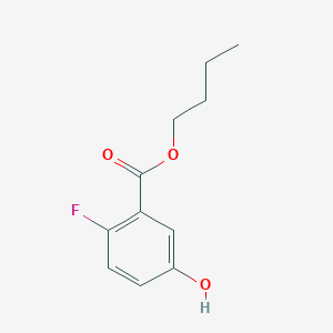 molecular formula C11H13FO3 B2972255 Butyl 2-fluoro-5-hydroxybenzoate CAS No. 1967800-78-7