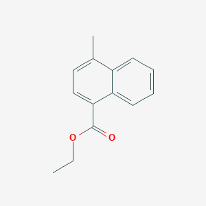 molecular formula C14H14O2 B2972427 Ethyl 4-methyl-1-naphthoate CAS No. 51934-45-3