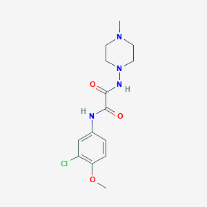 molecular formula C14H19ClN4O3 B2972490 N1-(3-chloro-4-methoxyphenyl)-N2-(4-methylpiperazin-1-yl)oxalamide CAS No. 920167-16-4