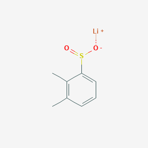 molecular formula C8H9LiO2S B2972675 Lithium(1+) ion 2,3-dimethylbenzene-1-sulfinate CAS No. 2155855-64-2