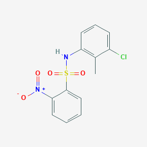 N-(3-chloro-2-methylphenyl)-2-nitrobenzenesulfonamide