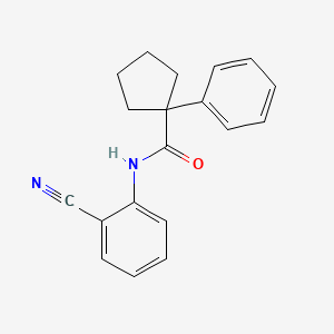 N-(2-cyanophenyl)-1-phenylcyclopentane-1-carboxamide