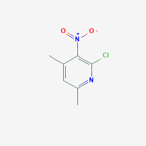 molecular formula C7H7ClN2O2 B2972887 2-Chloro-4,6-dimethyl-3-nitropyridine CAS No. 89793-09-9
