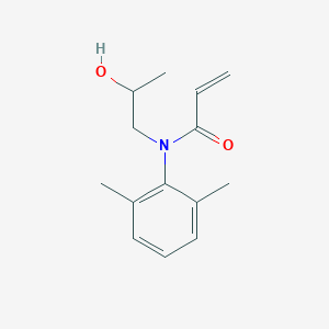 B2972924 N-(2,6-Dimethylphenyl)-N-(2-hydroxypropyl)prop-2-enamide CAS No. 2361656-17-7