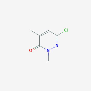 molecular formula C6H7ClN2O B2972939 6-Chloro-2,4-dimethylpyridazin-3(2H)-one CAS No. 1114563-58-4