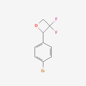2-(4-Bromophenyl)-3,3-difluorooxetane