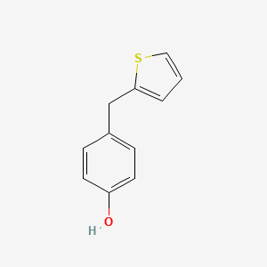 molecular formula C11H10OS B2973156 4-(thiophen-2-ylmethyl)phenol CAS No. 91680-55-6
