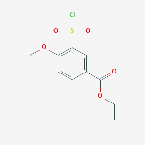 Ethyl 3-(chlorosulfonyl)-4-methoxybenzoate