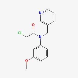 2-Chloro-N-(3-methoxyphenyl)-N-(pyridin-3-ylmethyl)acetamide