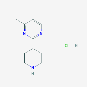 4-Methyl-2-(piperidin-4-yl)pyrimidine hydrochloride