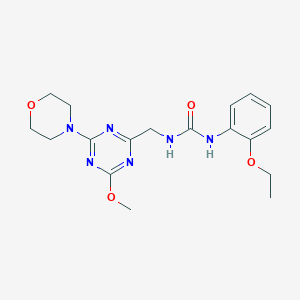 1-(2-Ethoxyphenyl)-3-((4-methoxy-6-morpholino-1,3,5-triazin-2-yl)methyl)urea