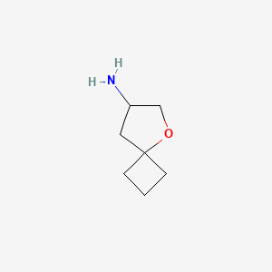 molecular formula C7H13NO B2973184 5-Oxaspiro[3.4]octan-7-amine CAS No. 1823901-45-6