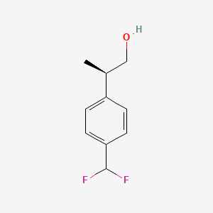 (2R)-2-[4-(Difluoromethyl)phenyl]propan-1-ol