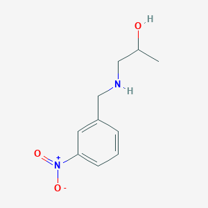 molecular formula C10H14N2O3 B2973248 1-{[(3-Nitrophenyl)methyl]amino}propan-2-ol CAS No. 893584-07-1