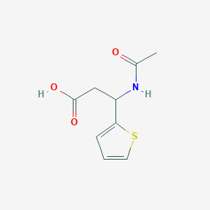 3-Acetamido-3-(thiophen-2-yl)propanoic acid