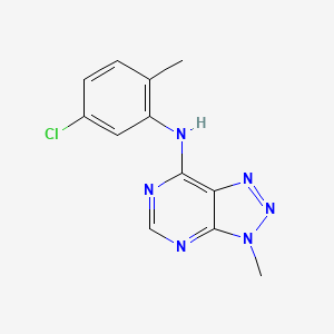 N-(5-chloro-2-methylphenyl)-3-methyl-3H-[1,2,3]triazolo[4,5-d]pyrimidin-7-amine