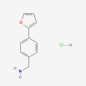 [4-(Furan-2-yl)phenyl]methanamine hydrochloride