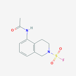 5-Acetamido-3,4-dihydro-1H-isoquinoline-2-sulfonyl fluoride