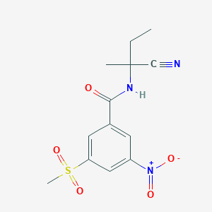 N-(1-cyano-1-methylpropyl)-3-methanesulfonyl-5-nitrobenzamide