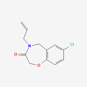 4-allyl-7-chloro-4,5-dihydro-1,4-benzoxazepin-3(2H)-one