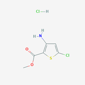 Methyl 3-amino-5-chlorothiophene-2-carboxylate;hydrochloride