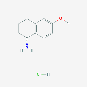 (r)-6-Methoxy-1,2,3,4-tetrahydronaphthalen-1-amine hydrochloride