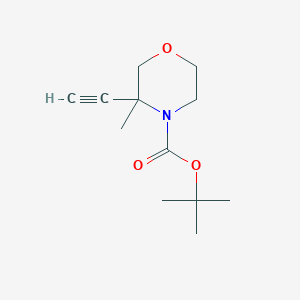 Tert-butyl 3-ethynyl-3-methylmorpholine-4-carboxylate