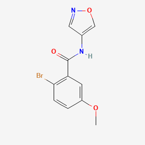 2-bromo-N-(isoxazol-4-yl)-5-methoxybenzamide