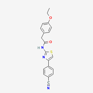 N-(4-(4-cyanophenyl)thiazol-2-yl)-2-(4-ethoxyphenyl)acetamide
