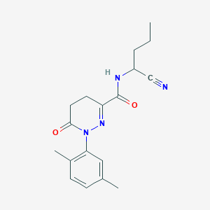 N-(1-cyanobutyl)-1-(2,5-dimethylphenyl)-6-oxo-1,4,5,6-tetrahydropyridazine-3-carboxamide