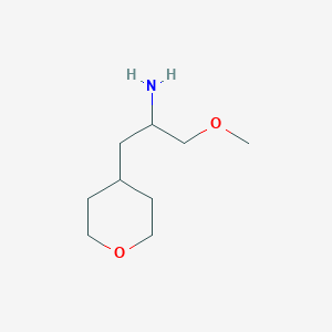 1-Methoxy-3-(oxan-4-yl)propan-2-amine