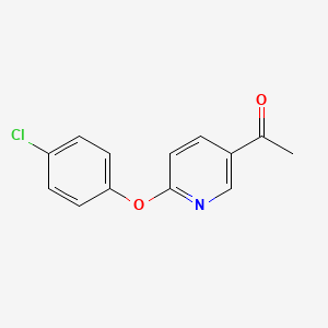 1-(6-(4-Chlorophenoxy)pyridin-3-yl)ethanone
