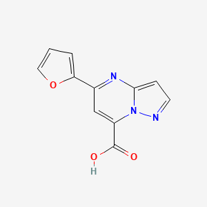 5-(Furan-2-yl)pyrazolo[1,5-a]pyrimidine-7-carboxylic acid